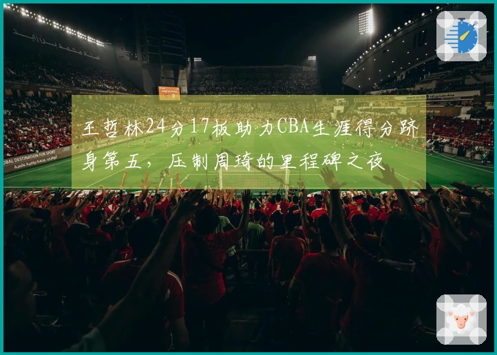 王哲林24分17板助力CBA生涯得分跻身第五，压制周琦的里程碑之夜